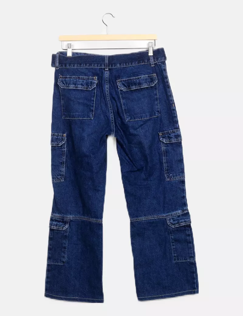 Zara Jeans denim cargo